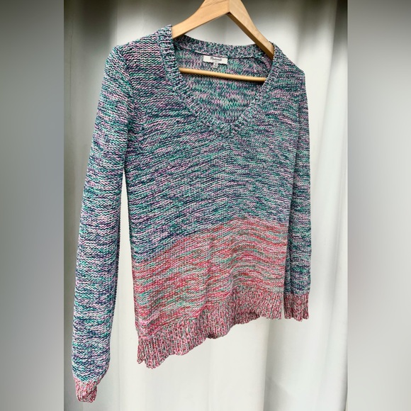 Madewell Spectrum Knit V Neck Sweater - Picture 7 of 11